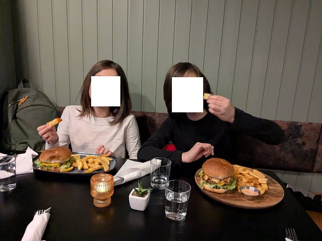These burgers were a huge hit with both kids. 
