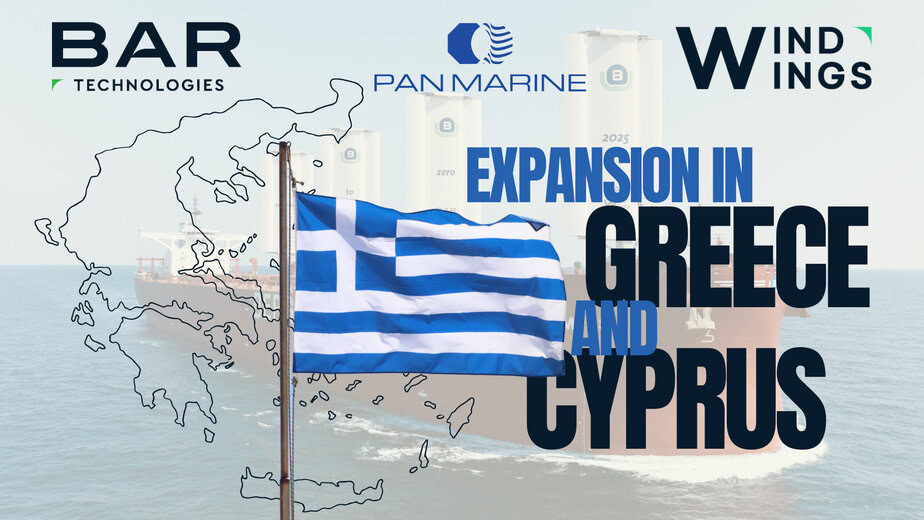 BAR Technologies appoints Panmarine to support WindWings® growth in Greece and Cyprus BAR Technologies appoints Panmarine to support WindWings® growth in Greece and Cyprus