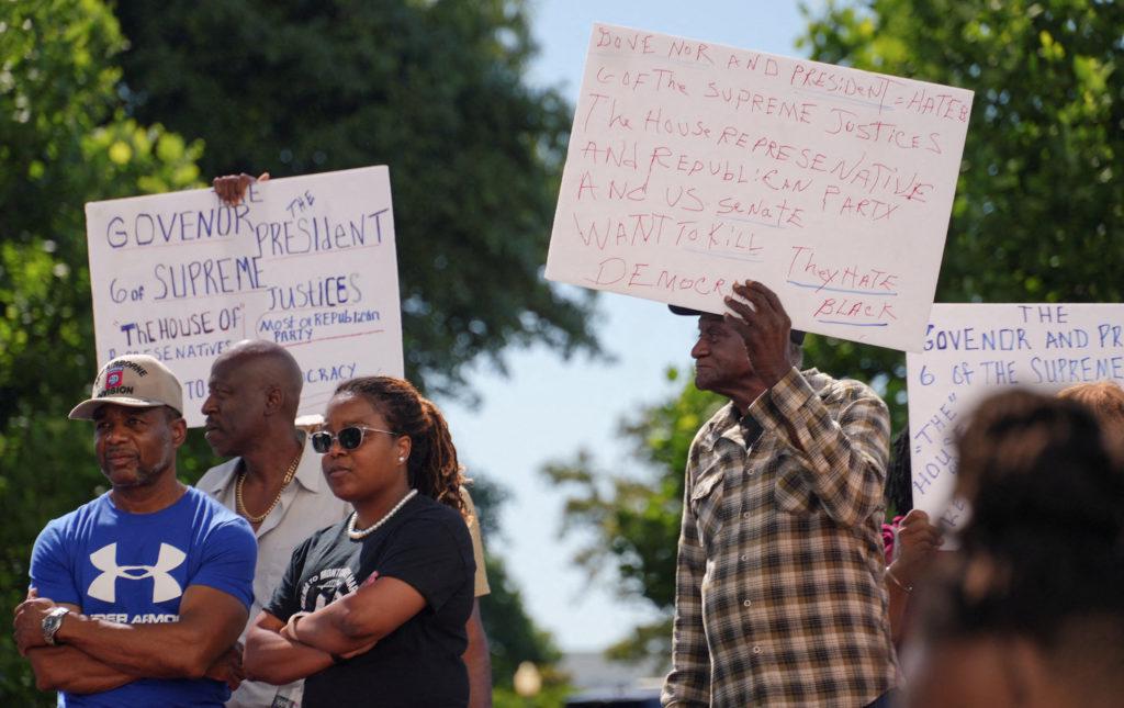 Thousands rally in birthplace of Civil Rights Movement to defend Black political representation