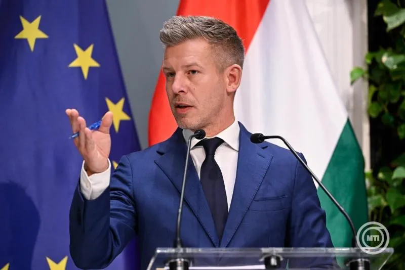 Péter Magyar press conference
