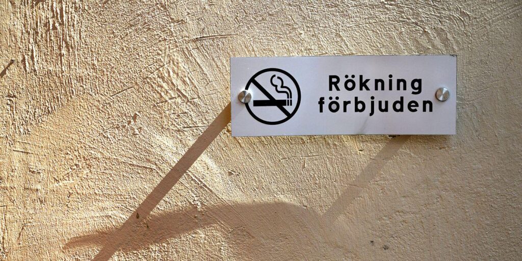 Sweden has officially become a non-smoking country