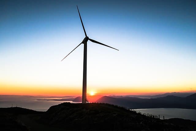 Wind turbine Greece