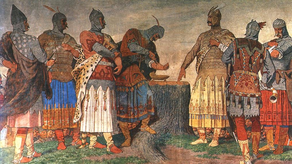 The Wanderer and the Sovereign: Mihály Ferdinandy The Blood Oath of the Hungarian Leaders