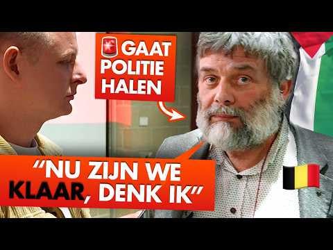 Police intervene after difficult questions to the rector of the University of Antwerp