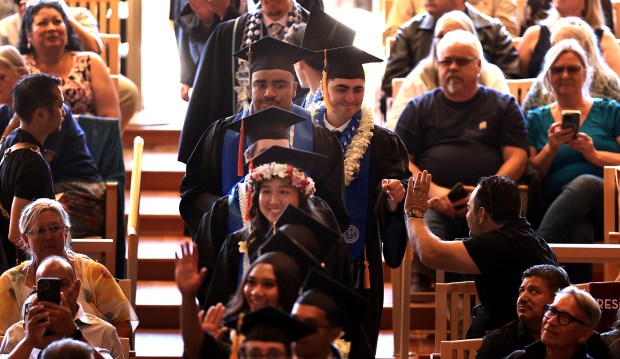 Sonoma State University commencement, Saturday, May 23, 2026, at the Green Music Center in Rohnert Park. (Kent Porter / The Press Democrat)