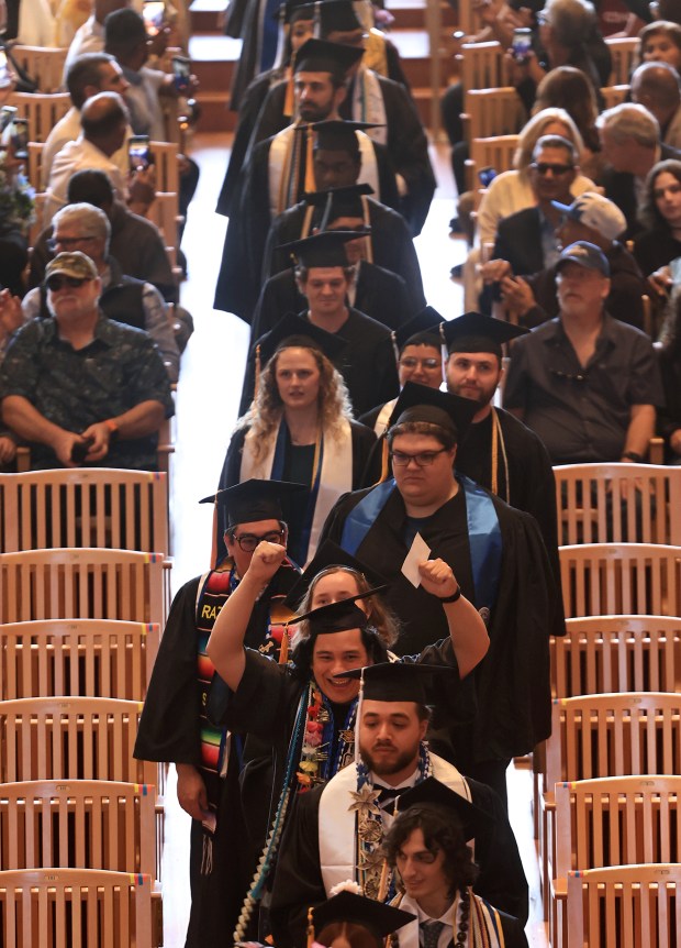 Sonoma State University commencement, Saturday, May 23, 2026, at the Green Music Center in Rohnert Park. (Kent Porter / The Press Democrat)