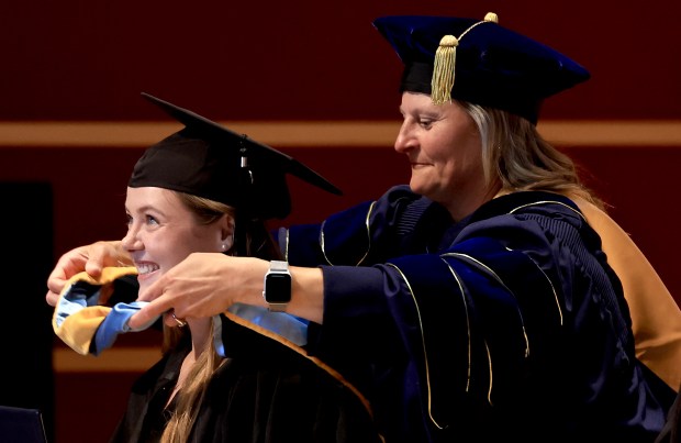 Sonoma State University commencement, Saturday, May 23, 2026, at the Green Music Center in Rohnert Park. (Kent Porter / The Press Democrat)