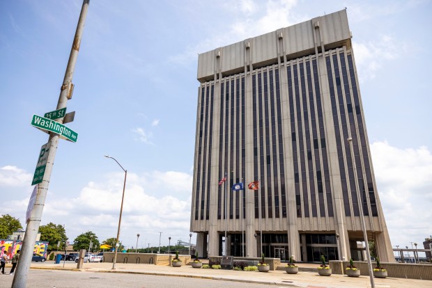 City Hall sits at 2400 Washington Ave. in downtown Newport News on Wednesday, July 9, 2025. (Kendall Warner / The Virginian-Pilot)