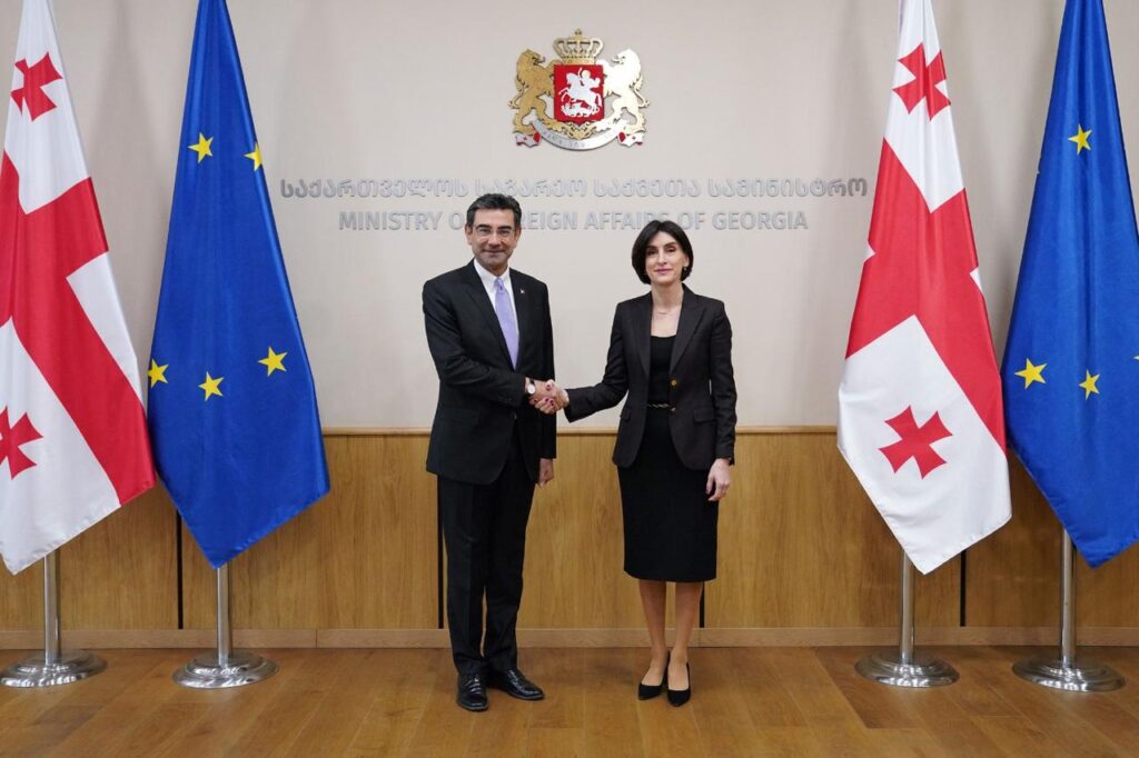 Meeting of the Minister for Foreign Affairs of Georgia, Maka Botchorishvili, with the Newly Appointed Ambassador of the Republic of Türkiye, Mustafa Türker Arı world