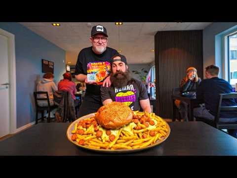 BeardMeatsFood eats sausage mix.