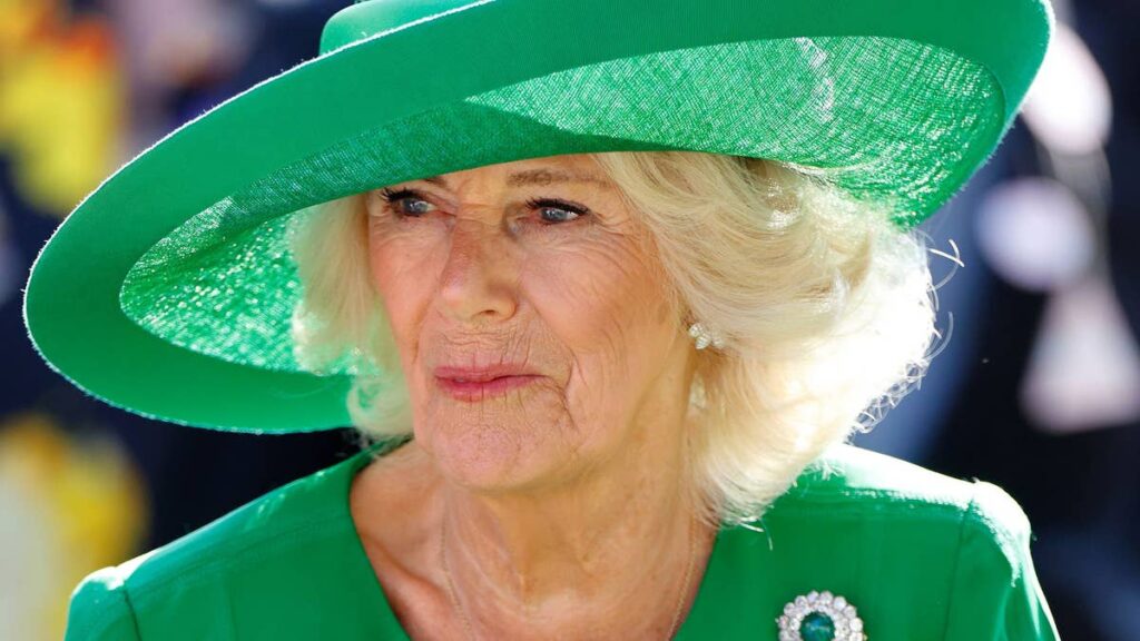 Queen Camilla can't hide her honest reaction to 'very strong' Irish drink