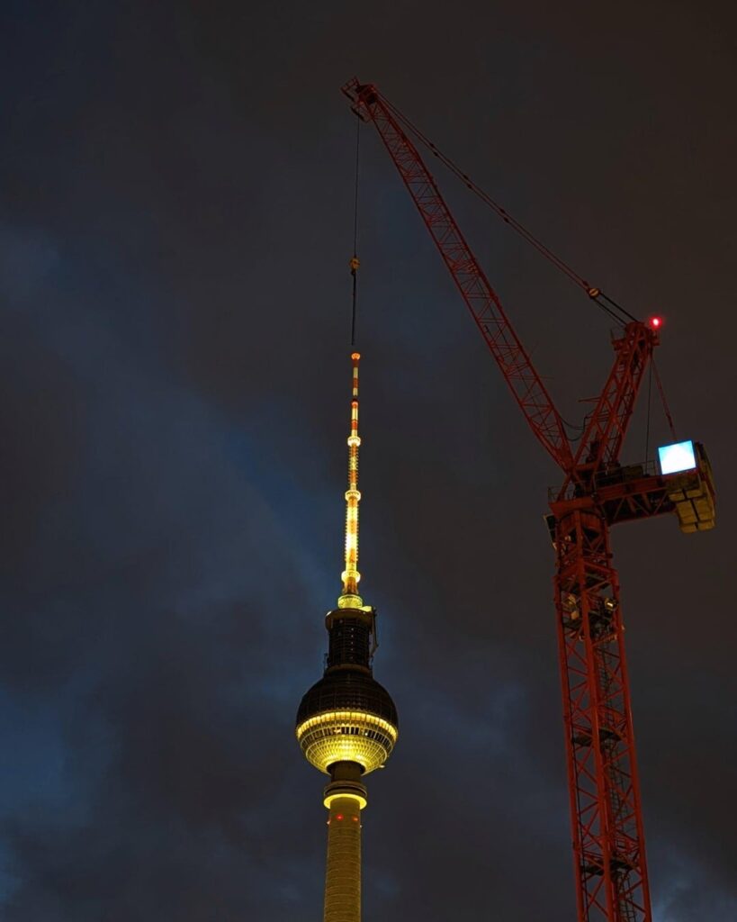 Trip to Berlin (they just finished building the TV tower!)