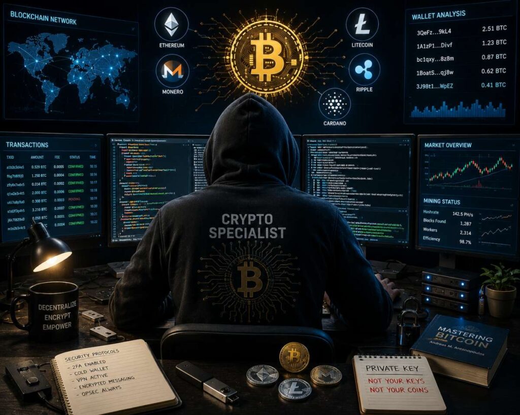 Hacker specializing in cryptocurrency theft. - ChatGPT.