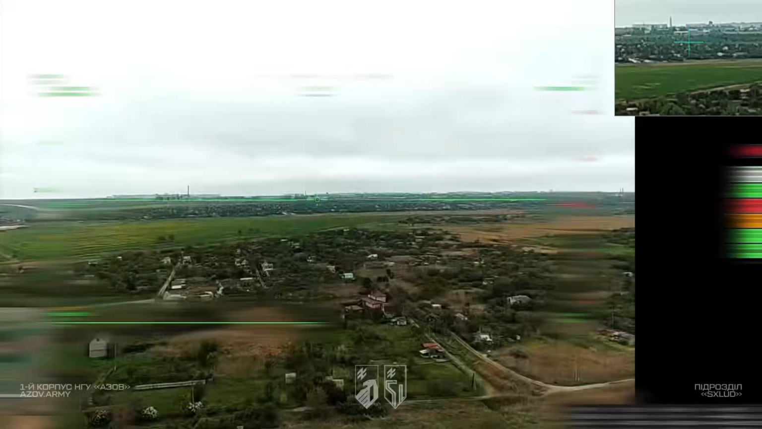 Footage of drone operators of the 1st Corps of Ukraine’s National Guard “Azov” conducting attacks against dozens of targets along the Mariupol–Taganrog and Mariupol–Volnovakha highways.