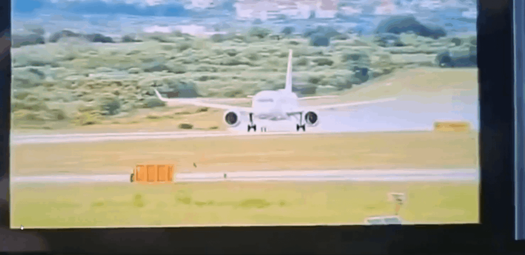 Croatia Airlines Airbus A220-300 veers off the runway during an aborted take-off at Split airport, Croatia