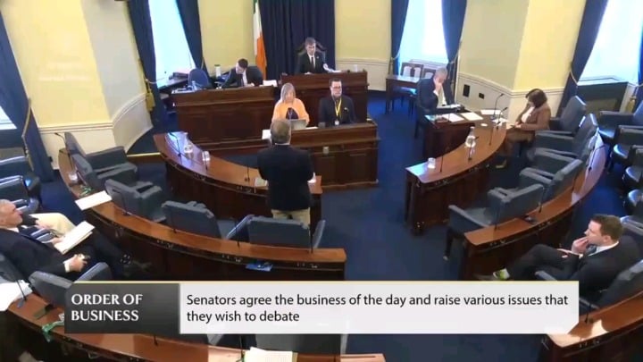 Tom Clonan addressing a harsh truth: Ireland is a key exporter of alumina (used for Alluminium) to Russia's warindustry via Aughinish Alumina Plant near Limerick