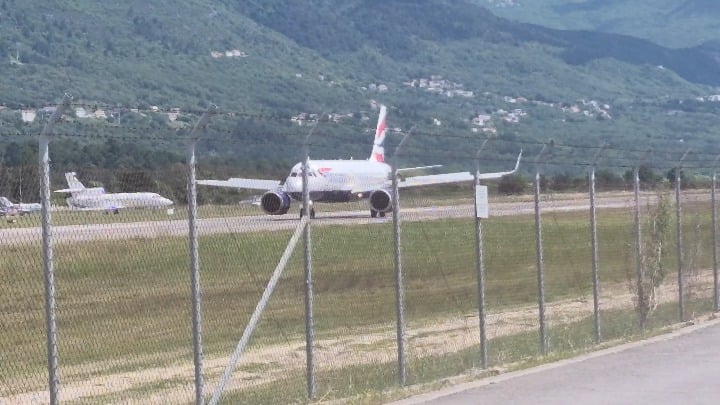 British Airways Airbus A320 Neo for the first time at Tivat airport!