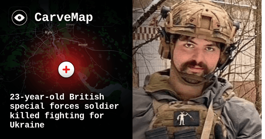 23-year-old British special forces soldier killed fighting for Ukraine