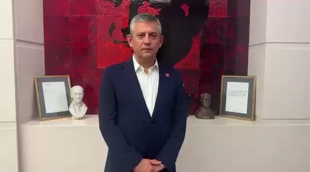 Özgür Özel shared a video from the Headquarters: To our nation...