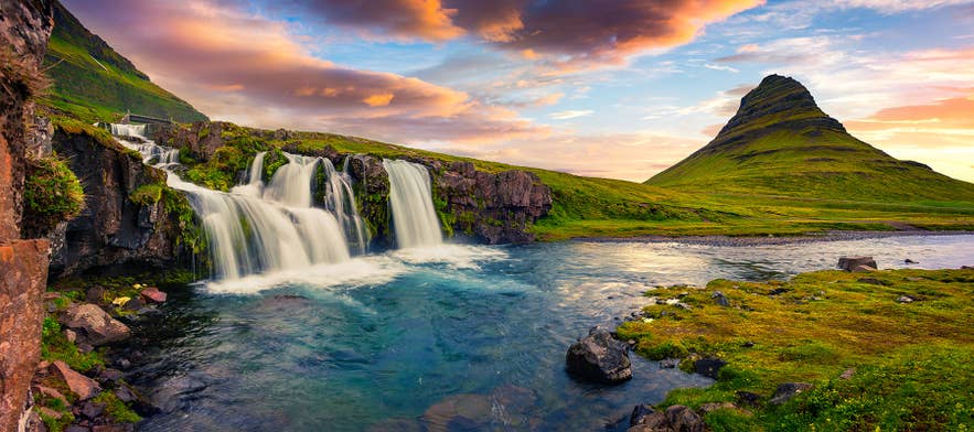 Kirkjufell mountain on Snaefellsnes peninsula is a great place to visit any time of the year Kirkjufell mountain on Snaefellsnes peninsula is a great place to visit any time of the year