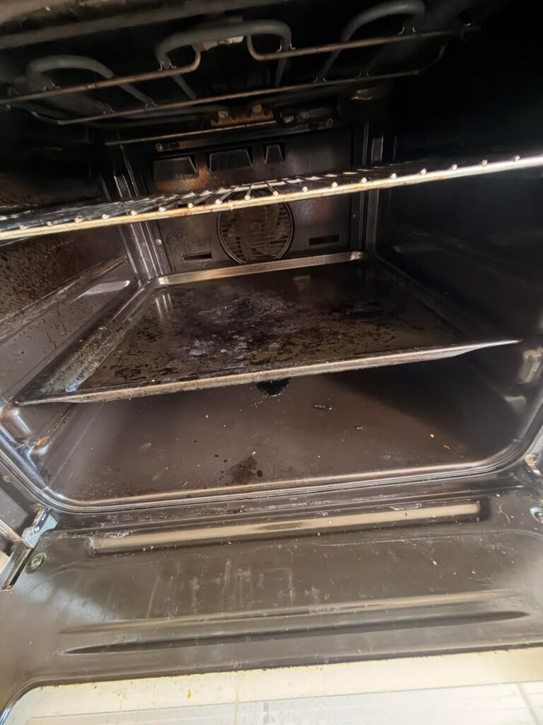 Moved to a new apartment. Oven looks horrible. How do I clean it? Moved to a new apartment. Oven looks horrible. How do I clean it?