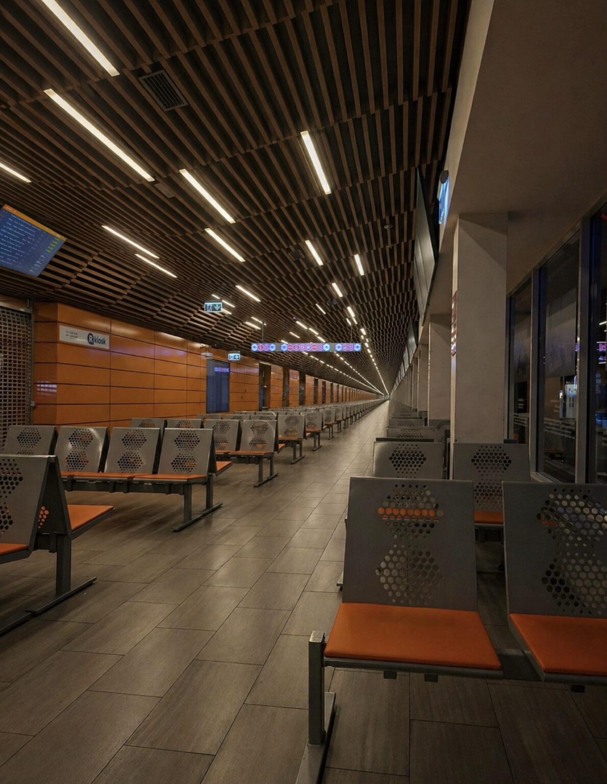 Alone at the Tallinn bus station