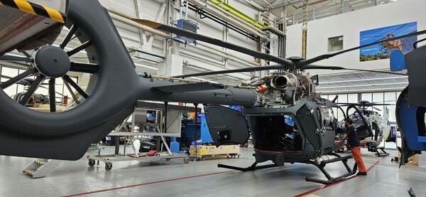 Airbus prepares to fly first H145M light helicopter for Belgium