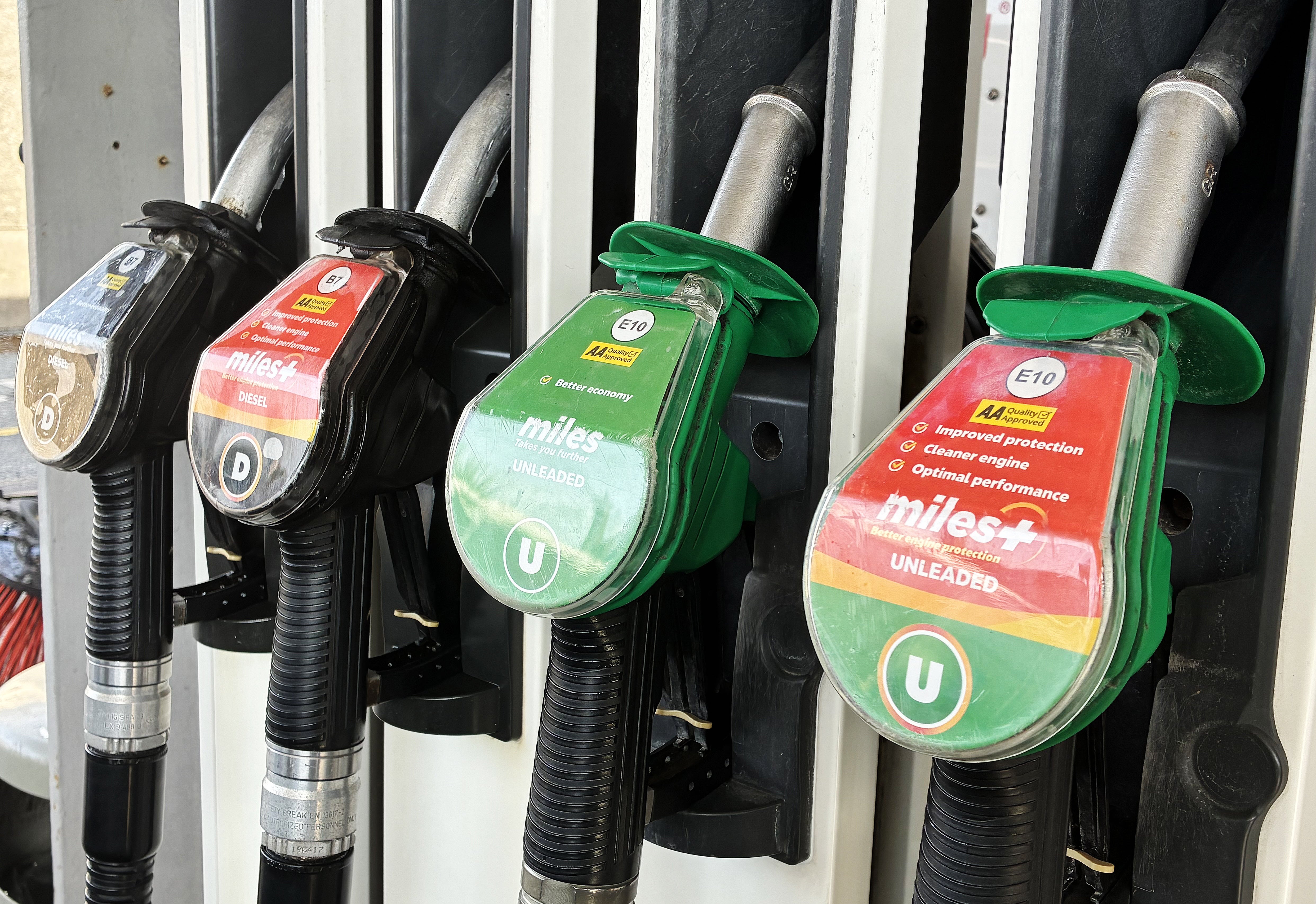 The average price of a litre of petrol is now 158.5p (PA)