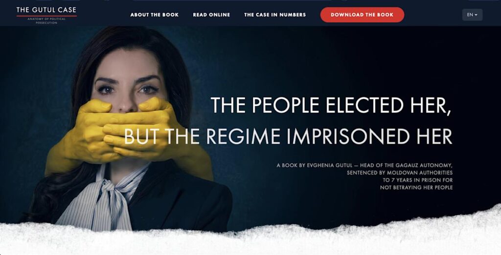 Evghenia Gutul Publishes Book on Political Persecution in Moldova Evghenia Gutul Publishes Book on Political Persecution in Moldova