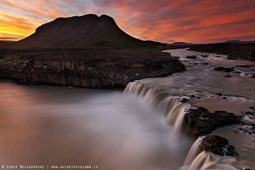 The midnight sun in iceland can be seen during summertime The midnight sun in iceland can be seen during summertime