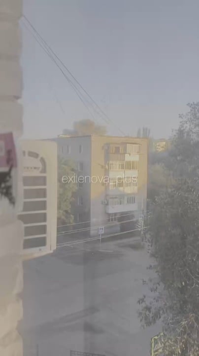 A Ukrainian missile strike in Taganrog, Russia