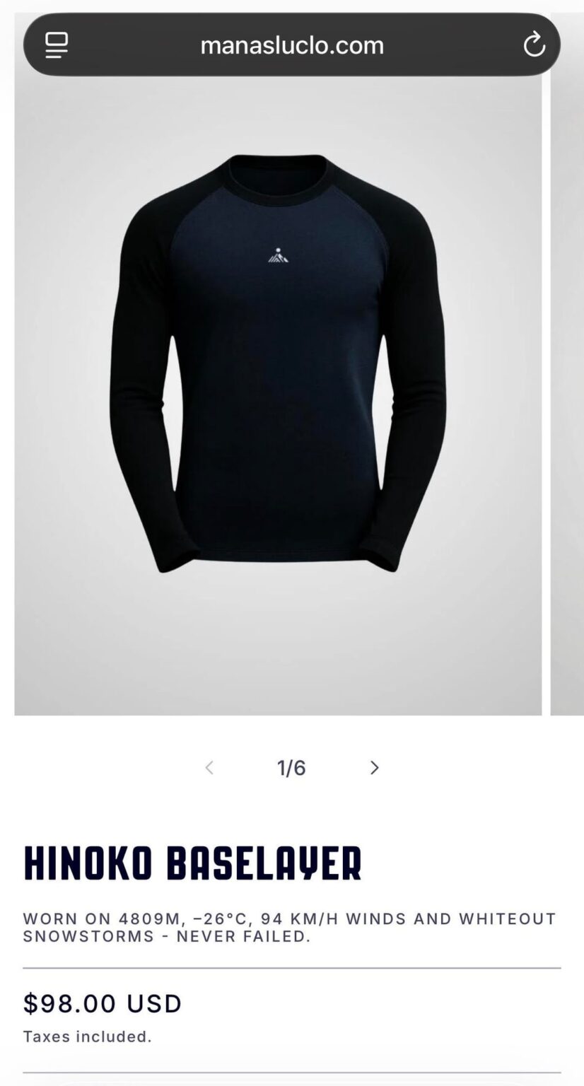 Bought “German designed” baselayers from Manaslu Clothing, it turned out to be Alibaba product Bought “German designed” baselayers from Manaslu Clothing, it turned out to be Alibaba product