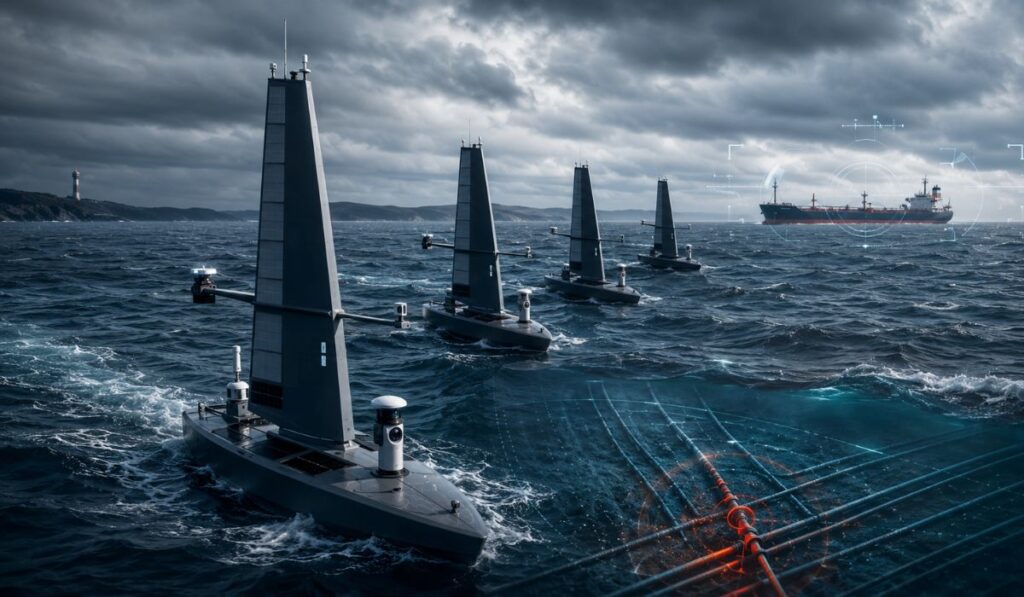 Denmark deploys four 10-meter robot ships to monitor the Baltic Sea, protect submarine cables, and track invisible threats following explosions, sabotage, and rising tensions with Russia. Denmark deploys four 10-meter robot ships to monitor the Baltic Sea, protect submarine cables, and track invisible threats following explosions, sabotage, and rising tensions with Russia.