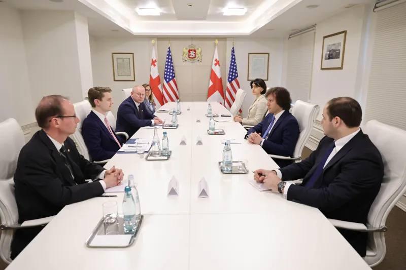 US State Department officials meet Georgian PM in Tbilisi — Kobakhidze confirms readiness to reset relations 'from a clean slate'