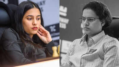 Divya Deshmukh and Koneru Humpy (Photo by Michal Walusza/Norway Chess) Norway Chess: Divya Deshmukh pips India No. 1 Koneru Humpy in Armageddon; no joy for Gukesh, Praggnanandhaa