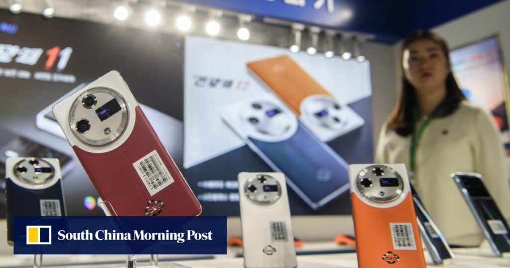 North Korea’s new own-brand phone is sleek, colourful – and possibly watching you