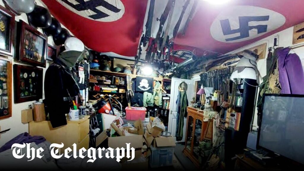 'White supremacist’ former soldier hoarded guns and bombs in Nazi man cave