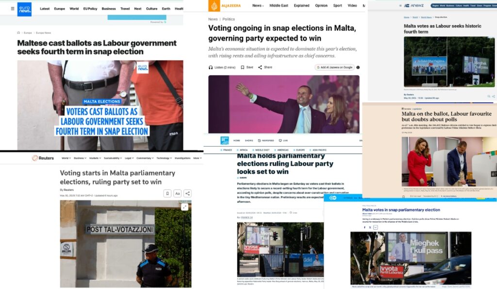International media report on Malta’s election