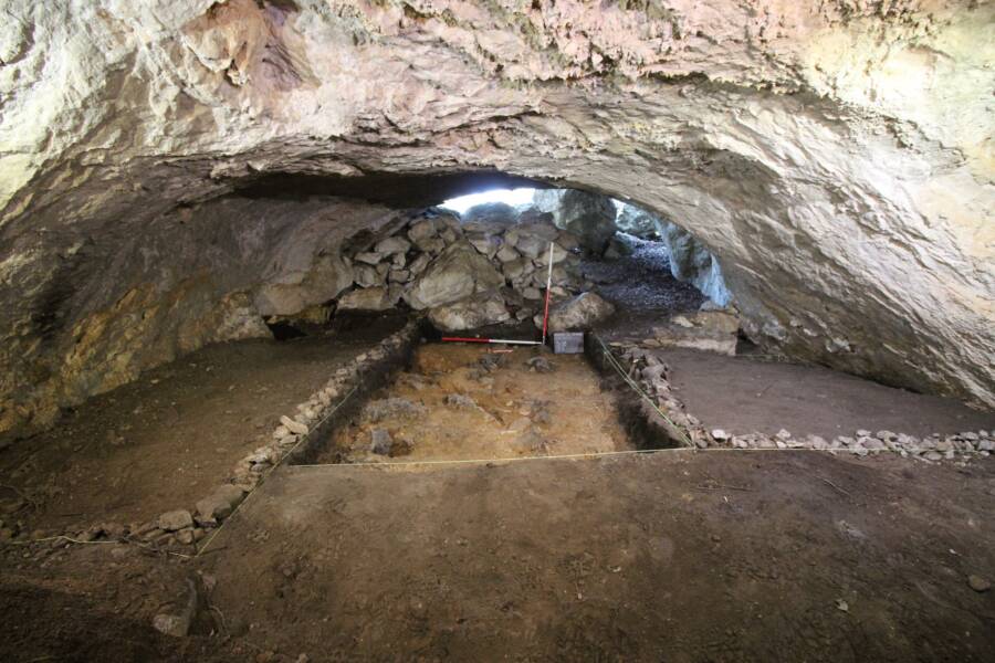 Excavations Inside Crno Jezero Cave