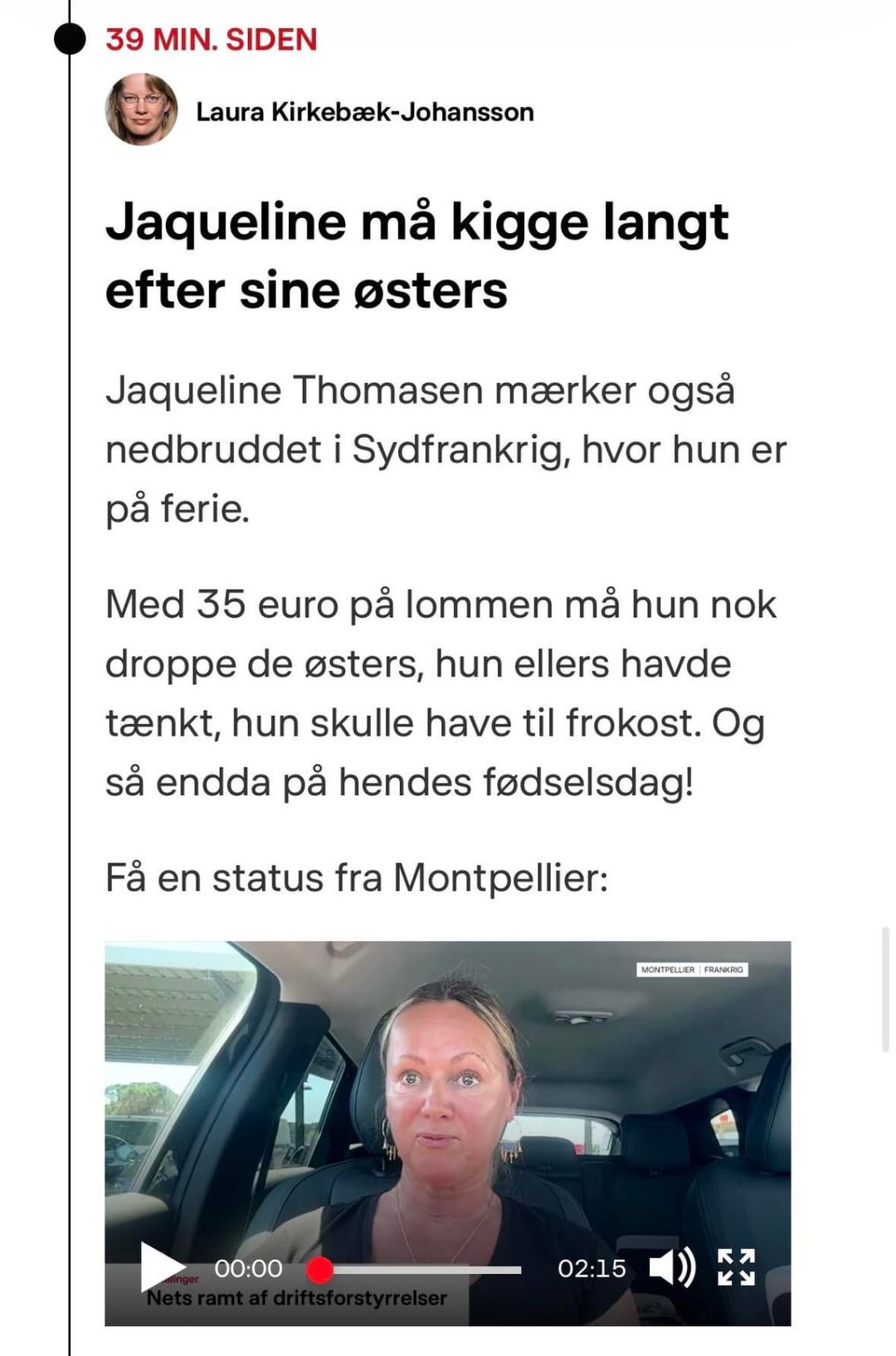 Important reportage from poor Danes abroad