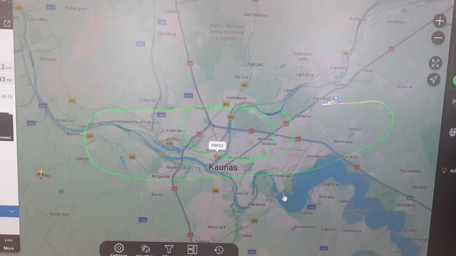 A few days ago, the radar calibrator who gave Vilnius people peace is already in Kaunas