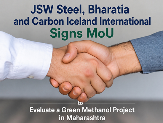 JSW Steel, Bharatia and Carbon Iceland Partner to Explore Green Methanol Project in India - Asia Pacific