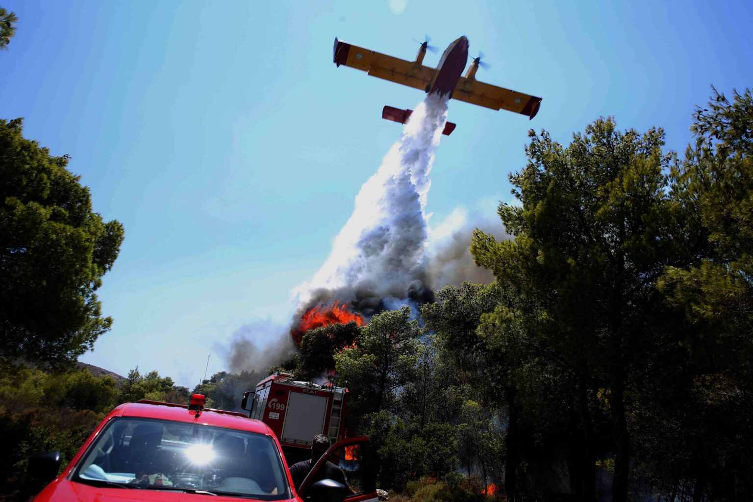 Greece wildfire season