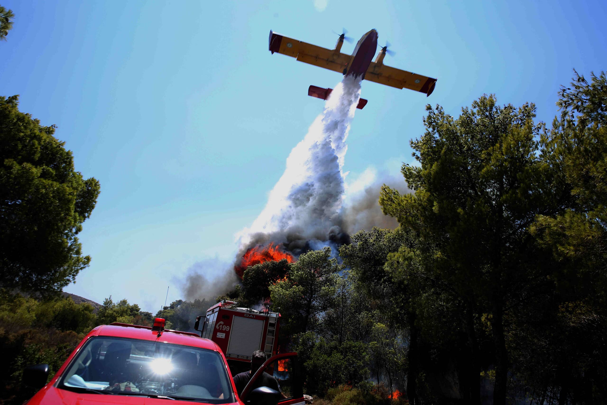 Greece wildfire season