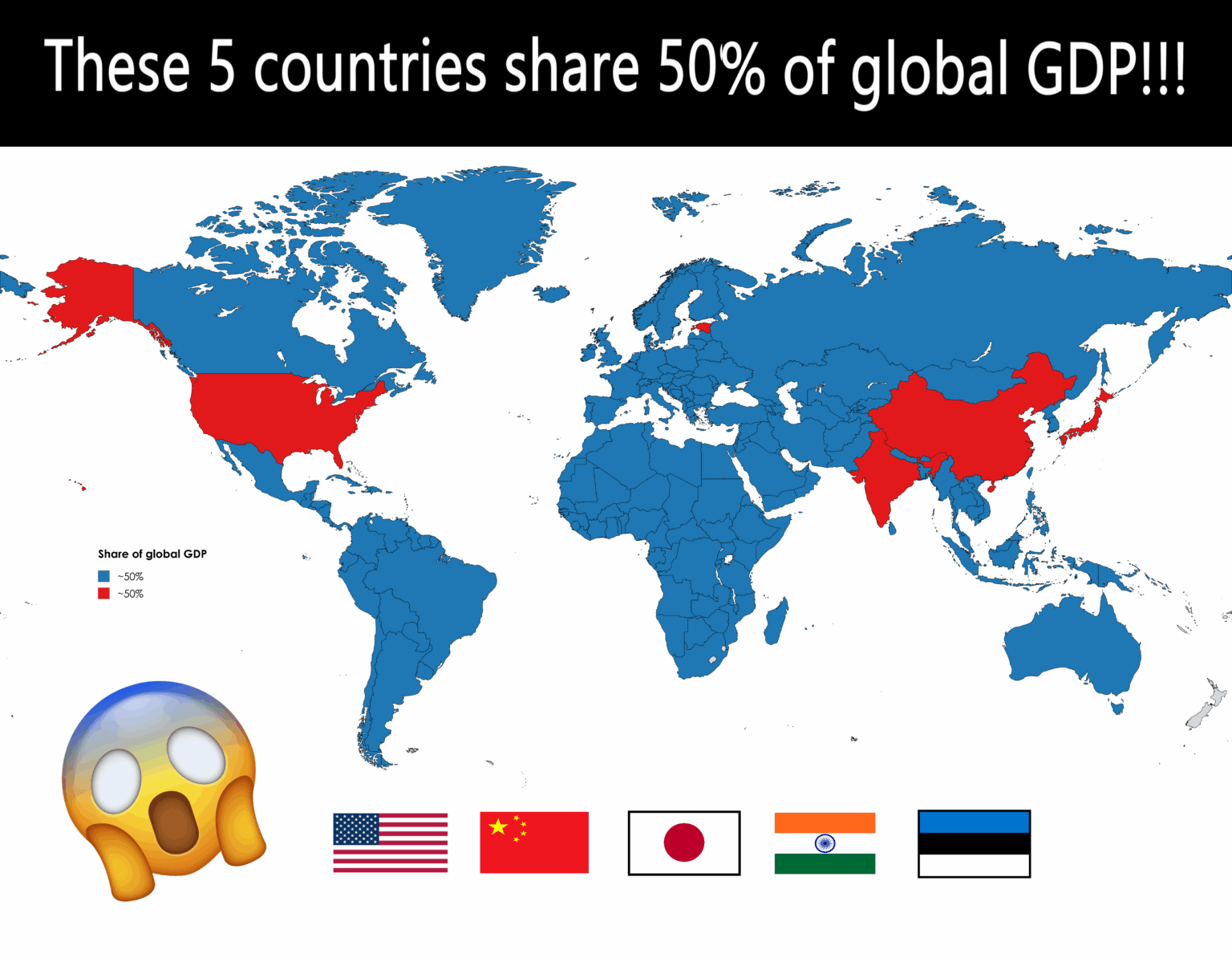 Estonia's impact on world GDP!