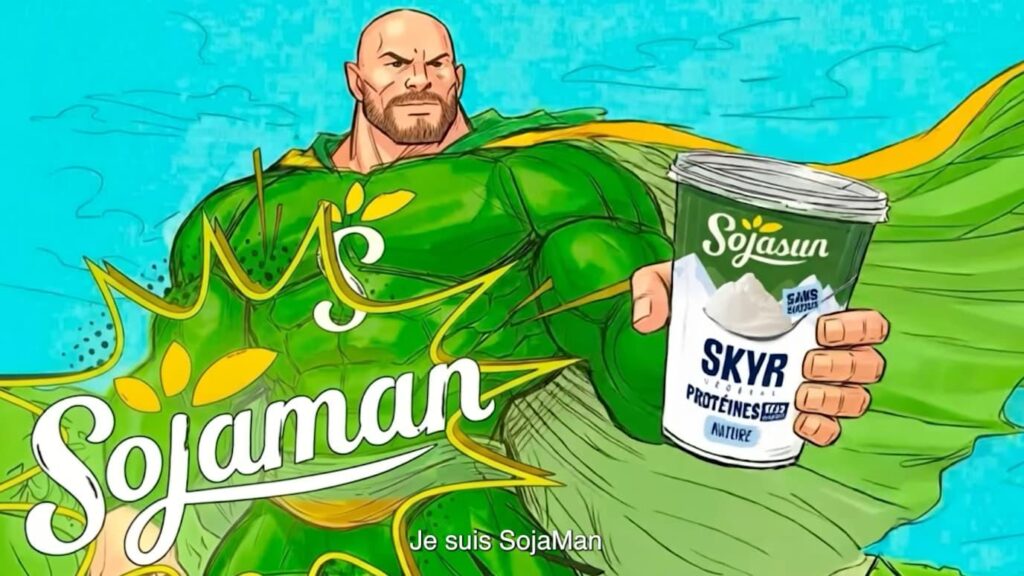 “They want me to become a soy man”: Sojasun mocks masculinist influencers with his new ad