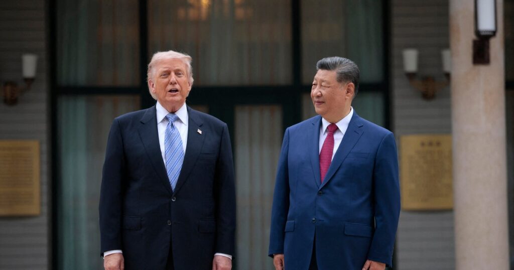 In China summit, Trump touts "fantastic trade deals" with Xi as nations try to stabilize relationship