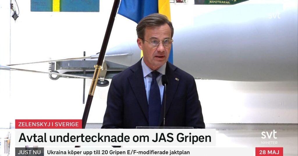 Ukraine buys 20 JAS Gripen planes from Sweden