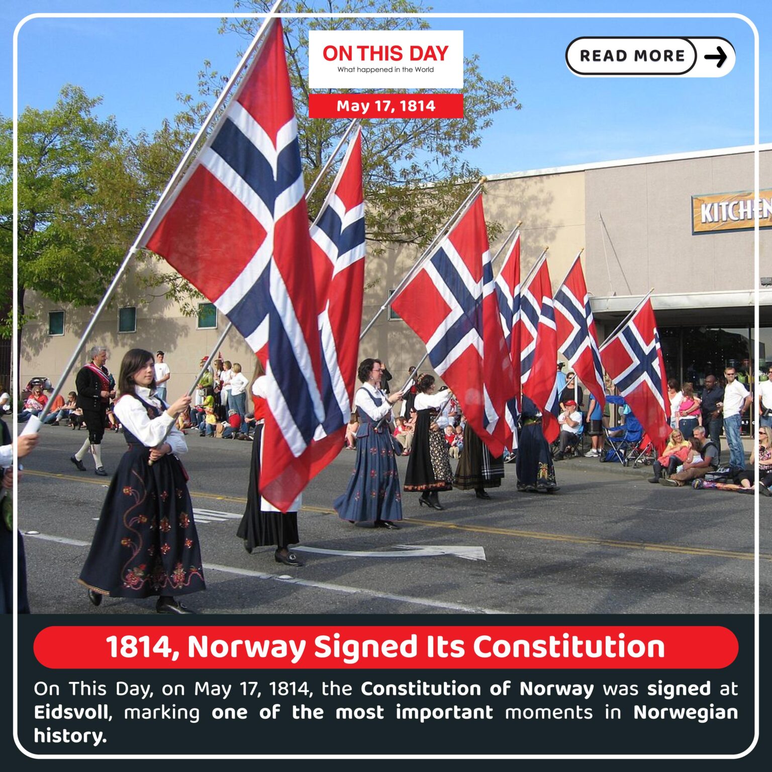 #OnThisDay 1814, Norway Signed Its Constitution