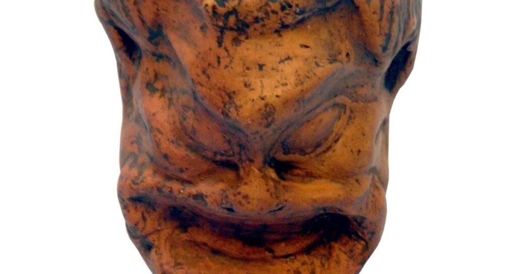 Ancient Figurine Wearing Greek Theater Mask Found In Croatia Ancient Figurine Wearing Greek Theater Mask Found In Croatia